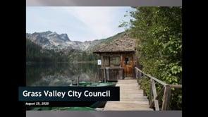 Grass Valley City Council Meeting 08/25/2020